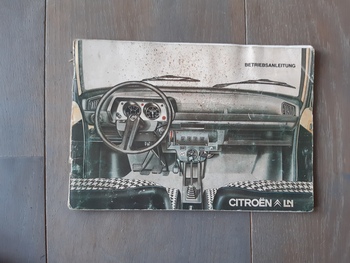 Instructieboekje Citroën Instructieboekje Citroën