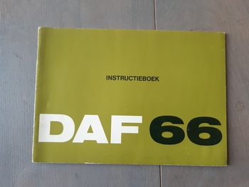 Instructieboekje DAF Instructieboekje DAF