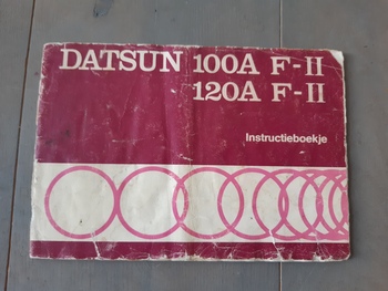 Instructieboekje Datsun Instructieboekje