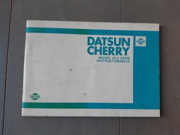 Instructieboekje Datsun Instructieboekje Datsun