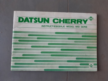 Instructieboekje Datsun Instructieboekje Datsun