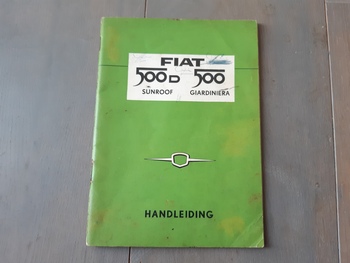 Instructieboekje Fiat Instructieboekje Fiat