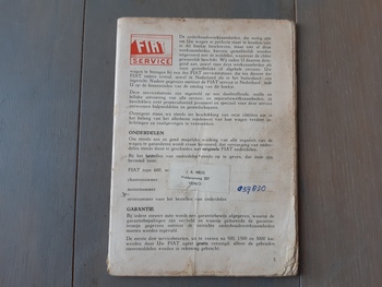 Instructieboekje Fiat Instructieboekje Fiat