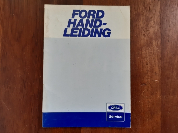 Instructieboekje Ford Instructieboekje Ford