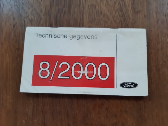Instructieboekje Ford Instructieboekje Ford