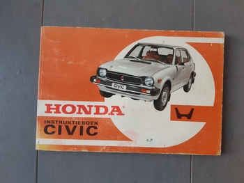 Instructieboekje Honda Instructieboekje Honda