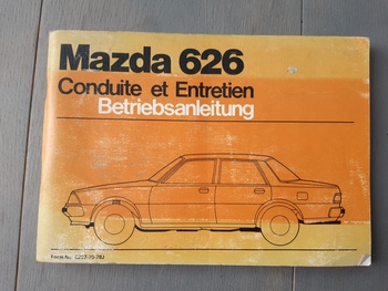 Instructieboekje Mazda Instructieboekje Mazda