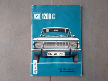 Instructieboekje NSU Instructieboekje NSU