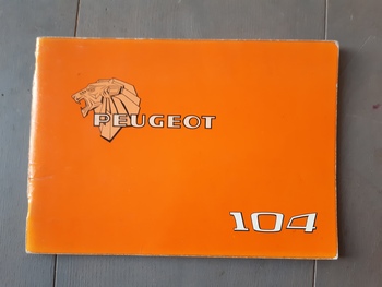 Instructieboekje Peugeot Instructieboekje Peugeot