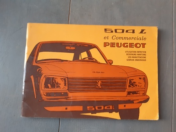 Instructieboekje Peugeot Instructieboekje Peugeot