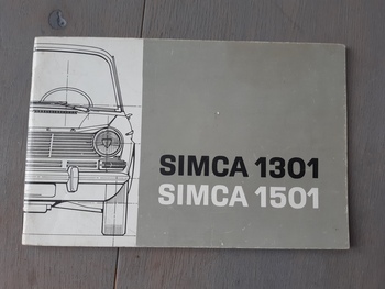 Instructieboekje Simca Instructieboekje Simca
