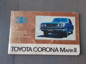 Instructieboekje Toyota Instructieboekje Toyota