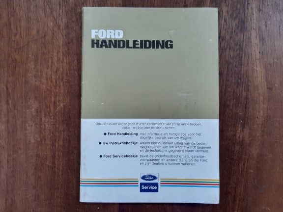 Instructieboekje Ford Instructieboekje Ford