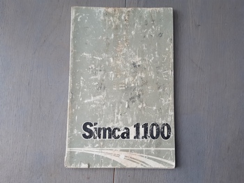 Instructieboekje Simca Instructieboekje Simca